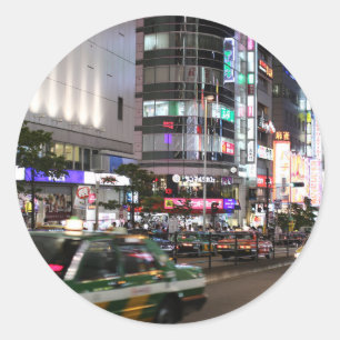 Sticker Rond City Tokyo Street View