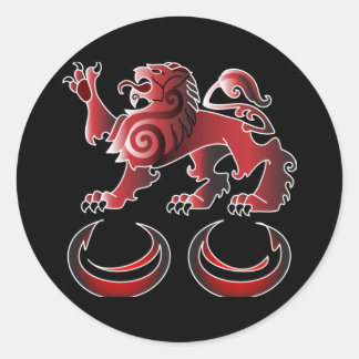 Sticker Rond Clan Caomhánach (Kavanagh)