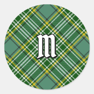 Sticker Rond Clan Currie Tartan