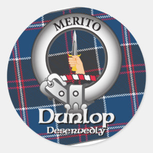 Sticker Rond Clan Dunlop