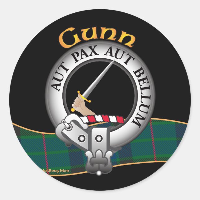 Sticker Rond Clan Gunn (Devant)