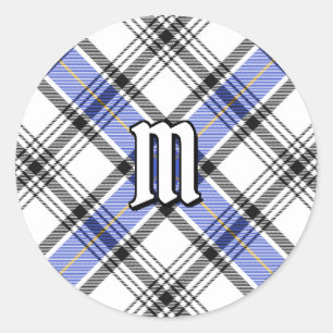 Sticker Rond Clan Hannay Tartan