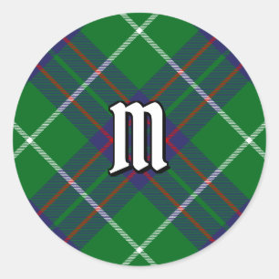 Sticker Rond Clan MacIntyre Tartan de chasse