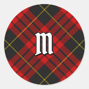 Sticker Rond Clan MacQueen Tartan