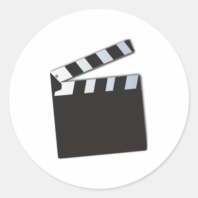 Sticker Rond Clapperboard (Devant)