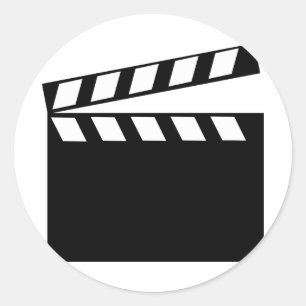 Sticker Rond Clappeur Film