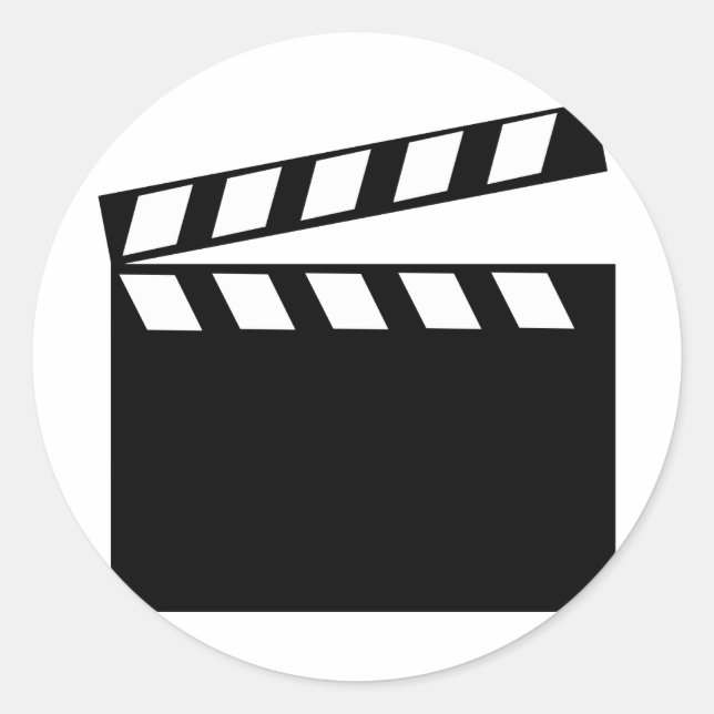 Sticker Rond Clappeur Film (Devant)