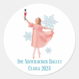 Sticker Rond Clara avec Nutcracker 2024