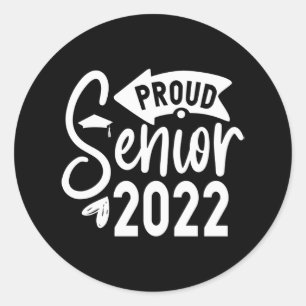 Sticker Rond Classe de 2022 Graduate Congrats the Grad