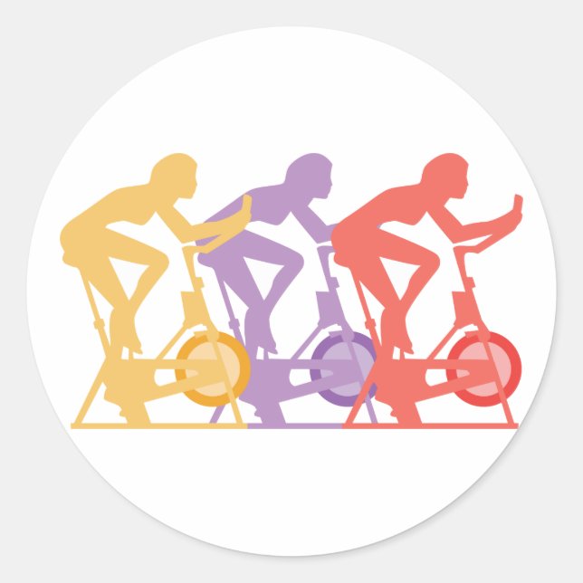 Sticker Rond Classe de rotation (Devant)