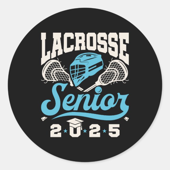 Sticker Rond Classe supérieure de crosse de 2025 (Devant)