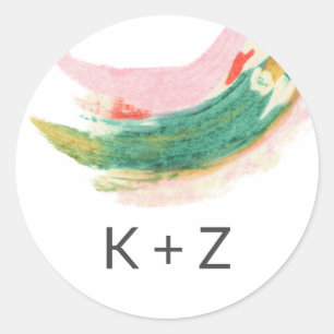 Sticker rond classique