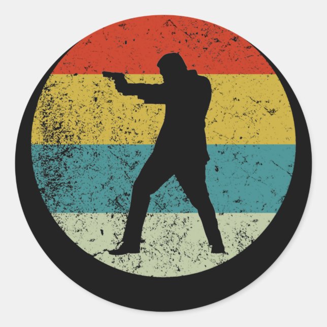 Sticker rond classique (Devant)