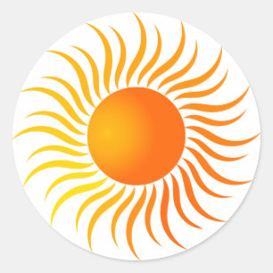 Sticker rond classique