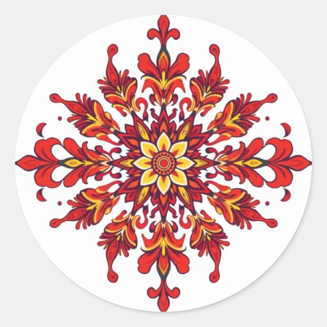 Sticker rond classique (Devant)