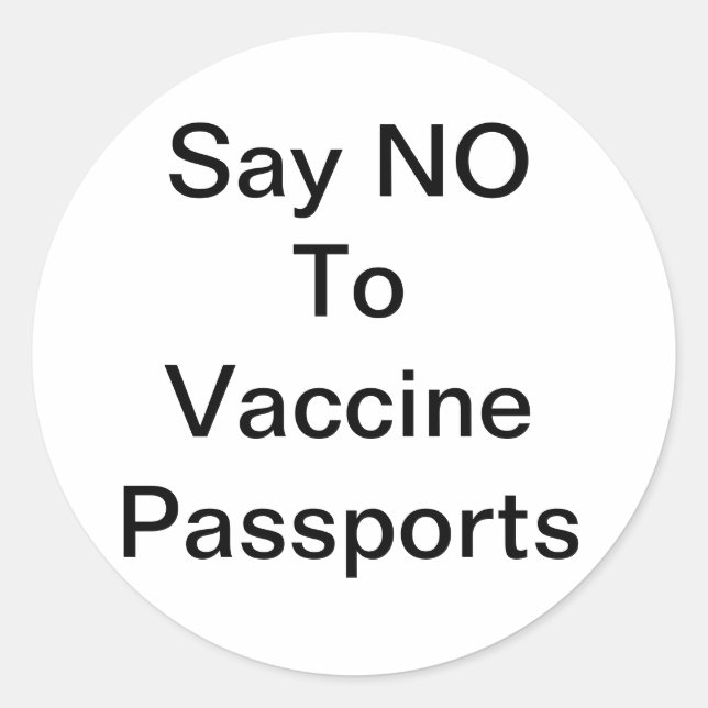 Sticker rond classique (Devant)