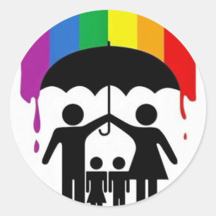 Sticker rond classique