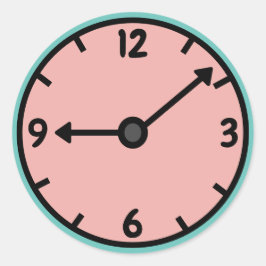 Sticker rond classique