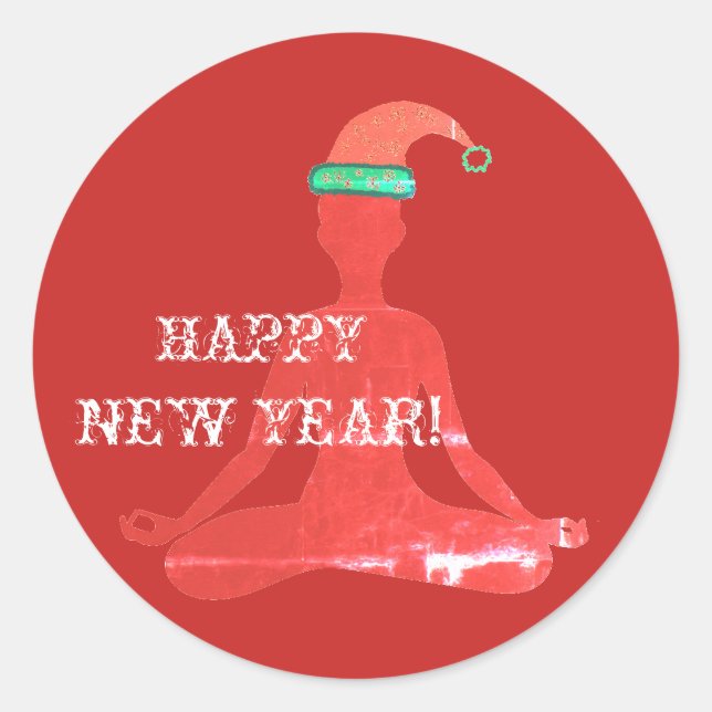 Sticker rond classique, brillant (Devant)