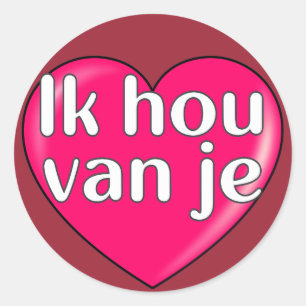 Sticker rond classique, brillant