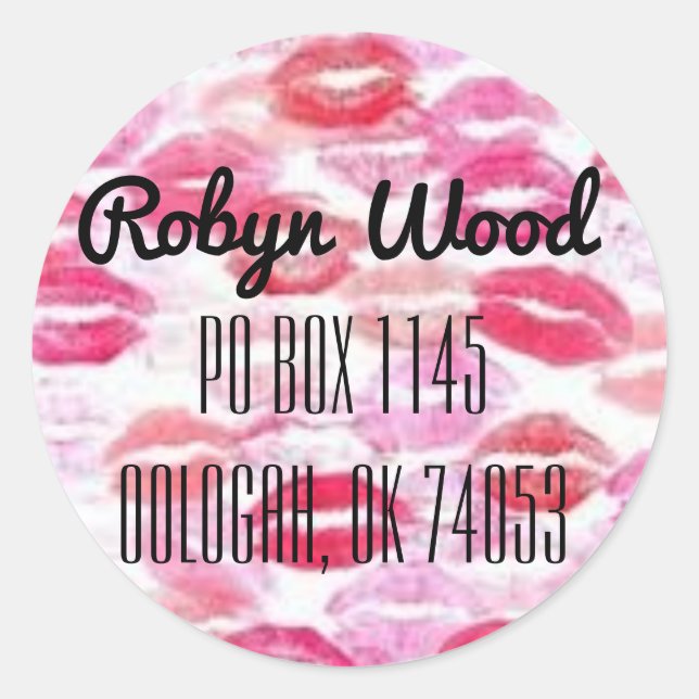 Sticker rond classique, brillant (Devant)