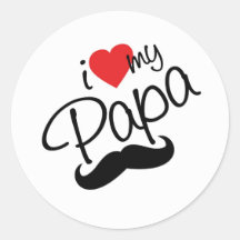 Sticker rond classique, brillant, petit, 1½ pouce