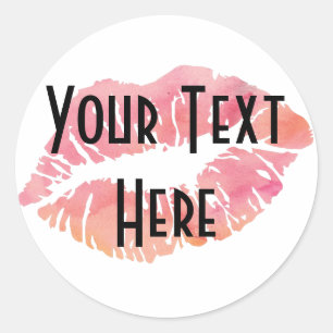 Sticker rond classique, brillant, petit, 1½ pouce 