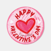 Classique de la Saint-Valentin craie traits