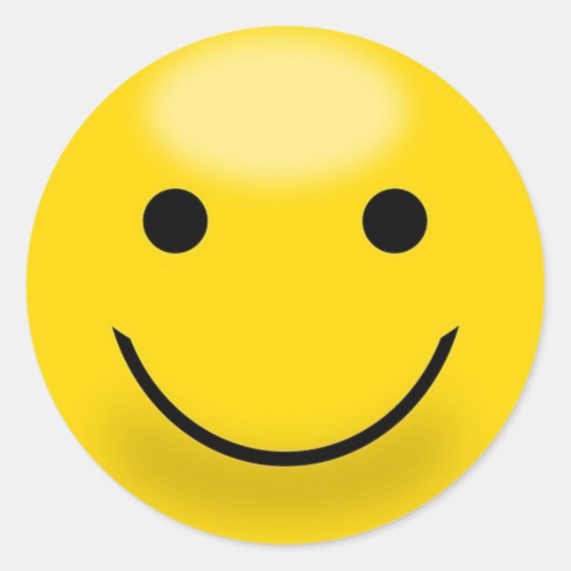 Sticker rond classique face (Devant)