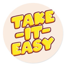 Sticker rond classique facile