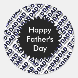 Sticker rond classique, Matte