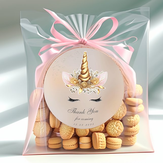 Sticker rond classique Merci (Créateur téléchargé)