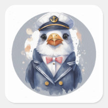 Sticker rond classique Sammy