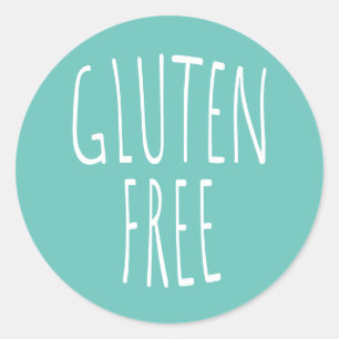 Sticker rond classique sans gluten