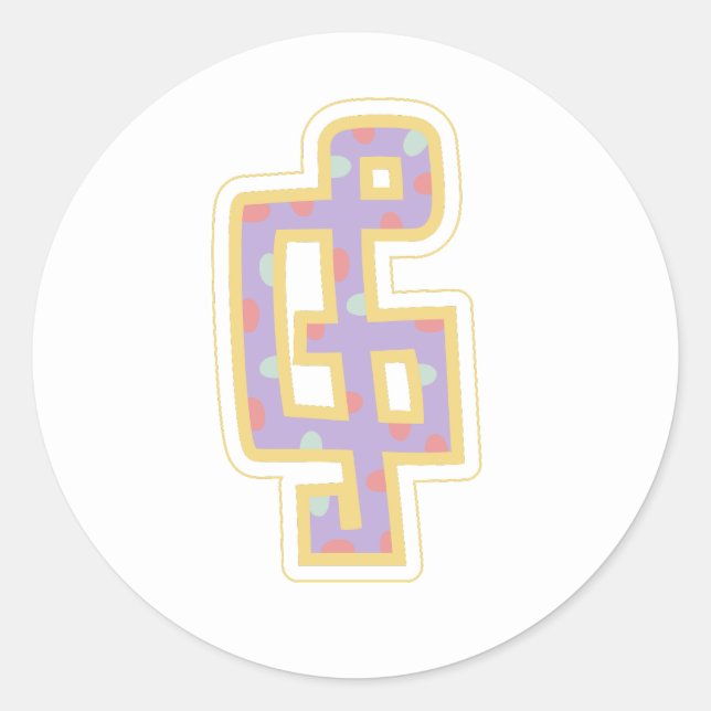 Sticker Rond clef de jolis (Devant)