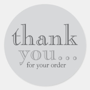 Sticker Rond Client Merci