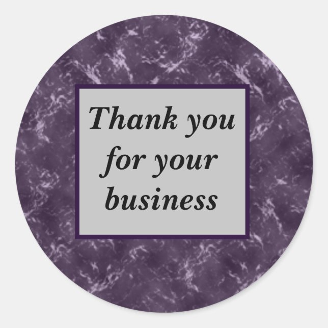 Sticker Rond Client Merci Professional Merci Business (Devant)
