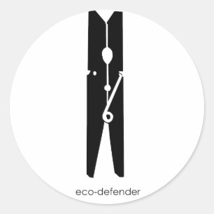 STICKER ROND CLOTHESPIN