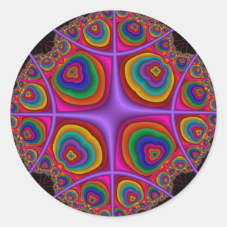 Sticker Rond Cloud électronique