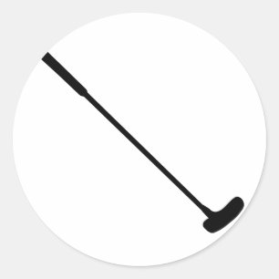Sticker Rond club de golf fou