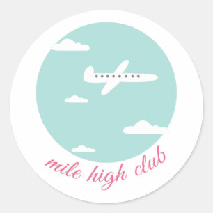Sticker Rond Club de haut de mille