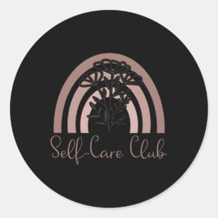 Sticker Rond Club Dire Sensibilisation à la santé mentale Amour