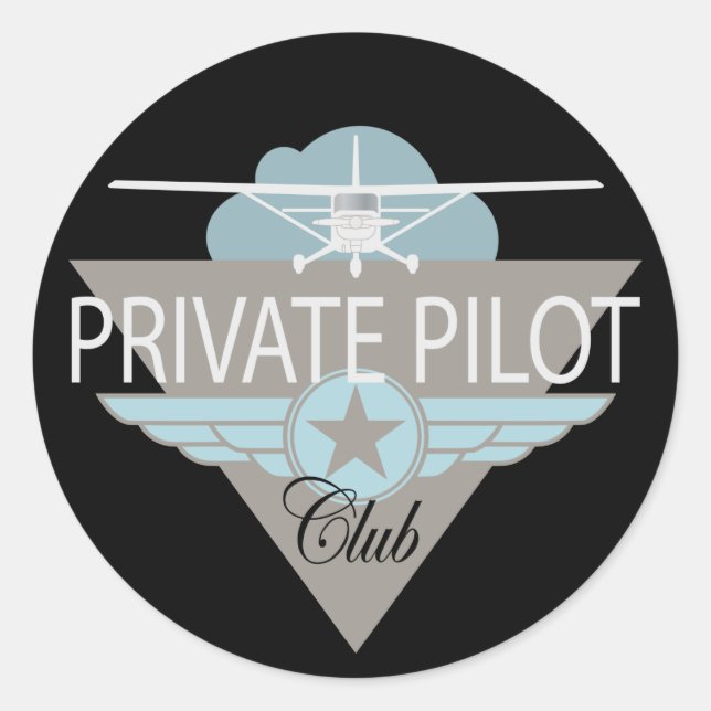 Sticker Rond Club privé (Devant)