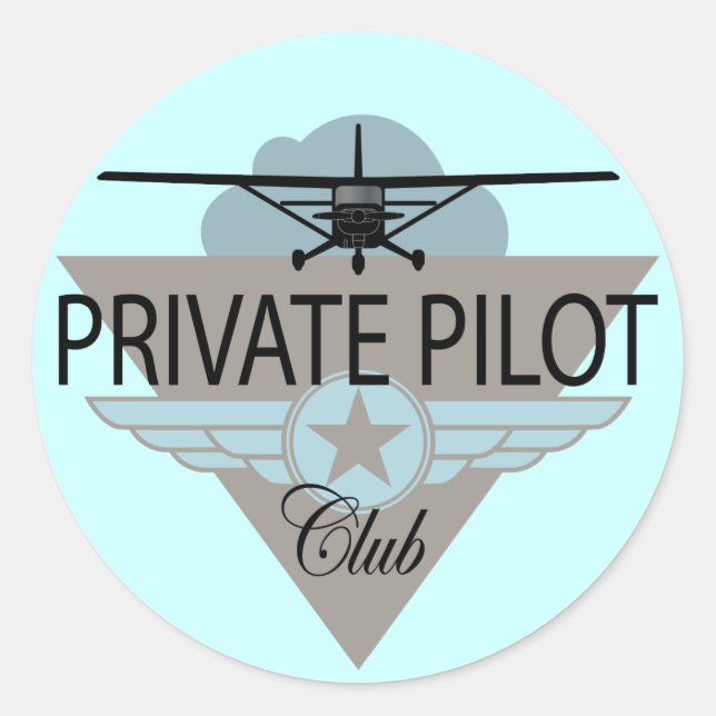 Sticker Rond Club privé (Devant)