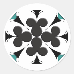 Sticker Rond Clubs