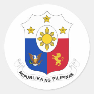 Sticker Rond COA philippin
