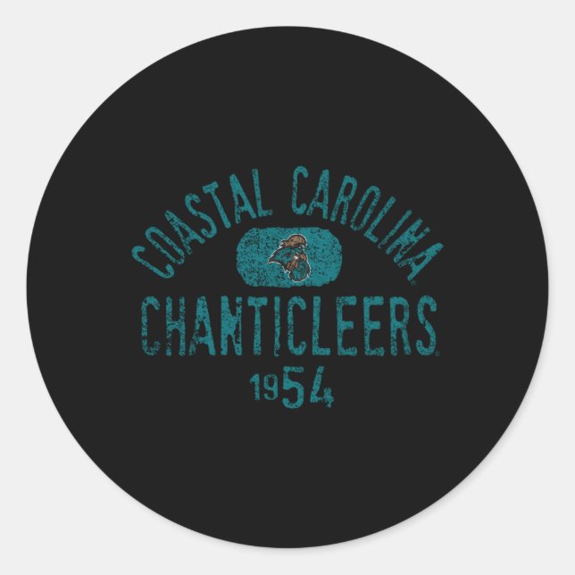 Sticker Rond Coastal Carolina Chanticleers 1954 (Devant)