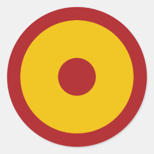 Sticker Rond Cocarde espagnole