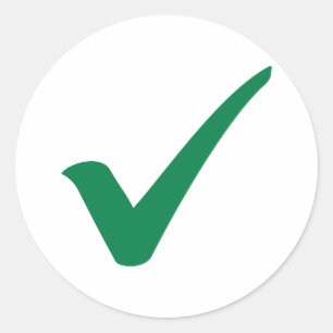 Sticker Rond Coche verte