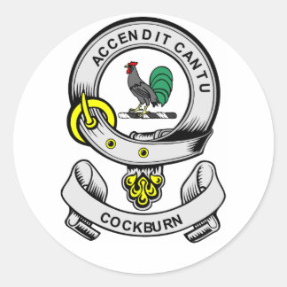 Sticker Rond COCKBURN Armoiries